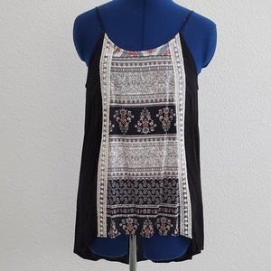 Juniors high low tank top blouse